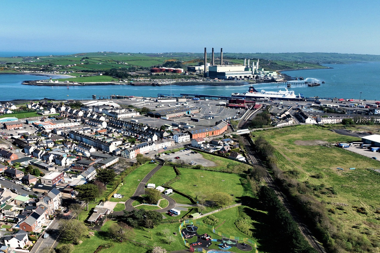 Fährhafen Larne in Nordirland, Ankunftshafen der Route Cairnryan - Larne