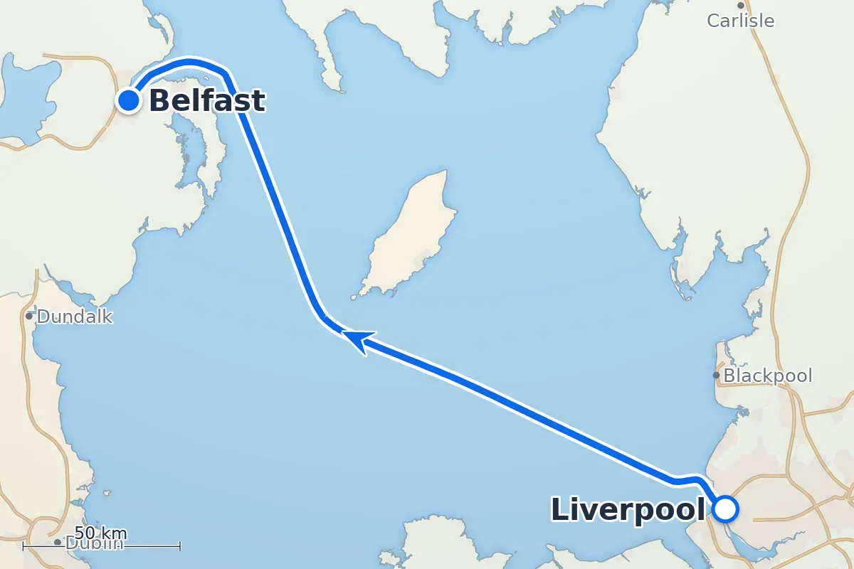 Liverpool - Belfast